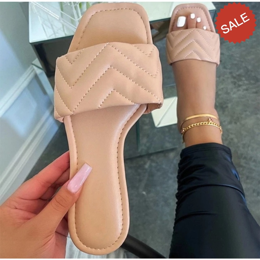 Tan sandals